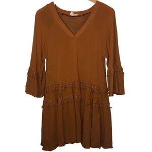 LoveRiche V-neck Mini Dress Size Medium